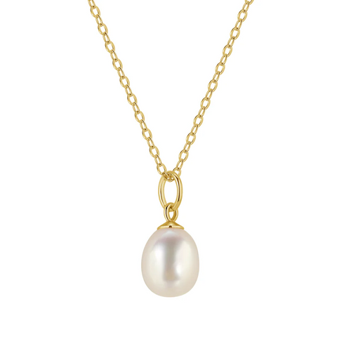 Aurelia Pearl Drop Necklace