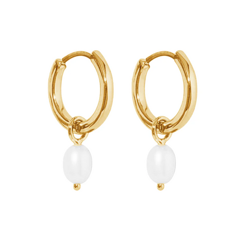 Drop Pearl Earrings