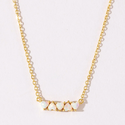 Eira Opal Bar Necklace