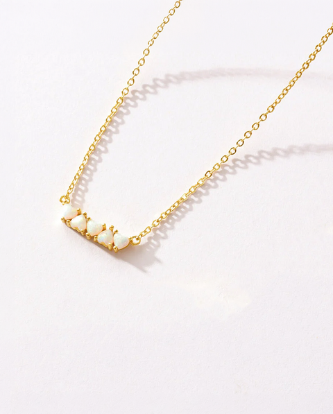 Eira Opal Bar Necklace
