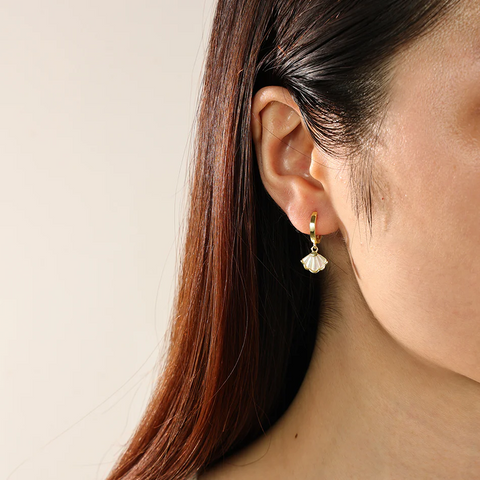 Solea Shell Drop Earrings