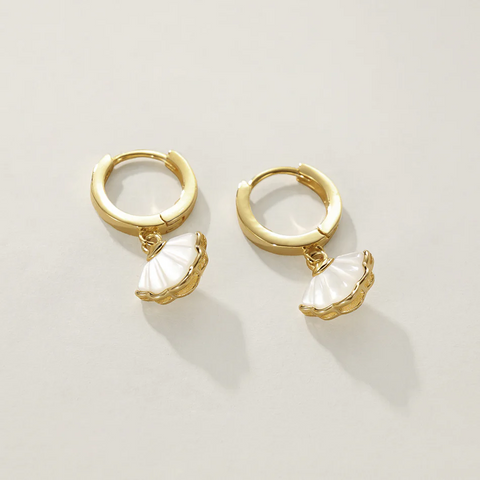 Solea Shell Drop Earrings