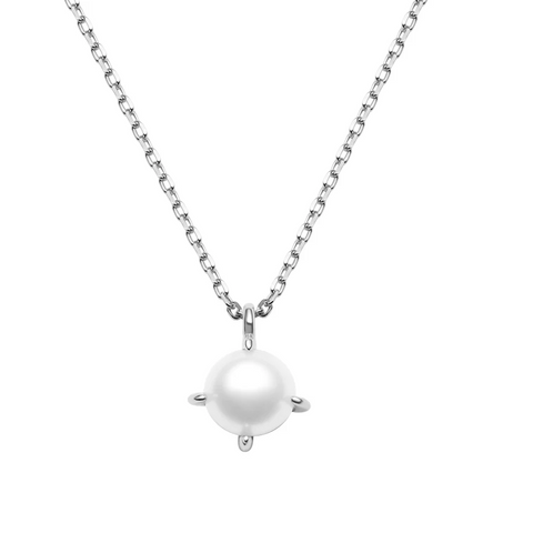 Solene Pearl Pendant Necklace