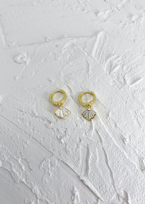 Solea Shell Drop Earrings