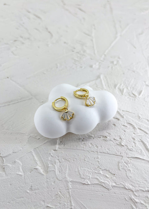 Solea Shell Drop Earrings