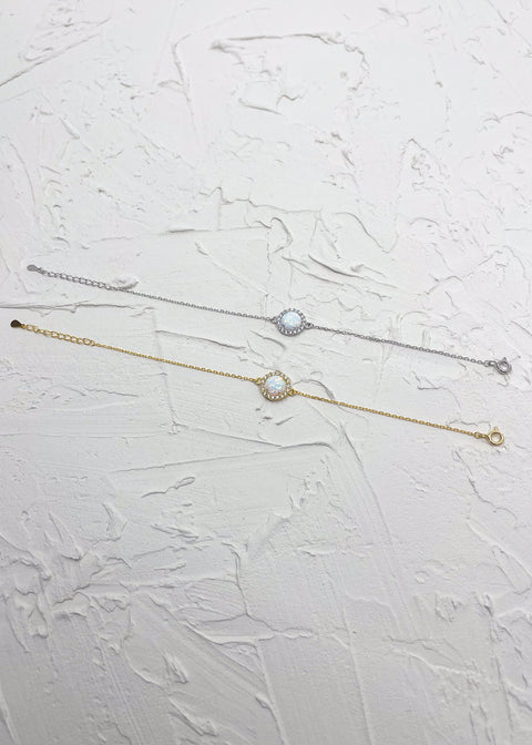 Halo Opal Bracelet
