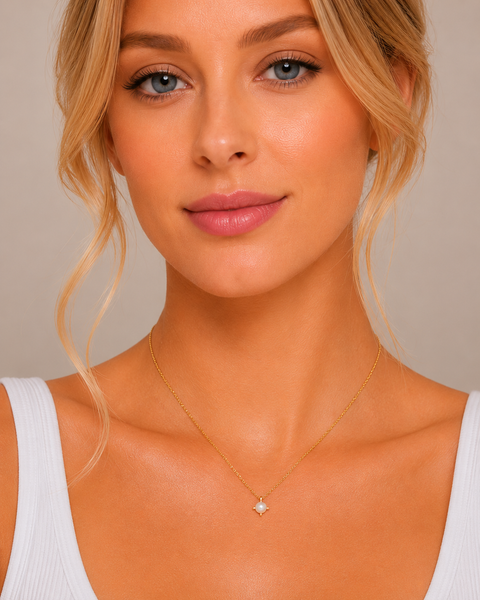 Solene Pearl Pendant Necklace