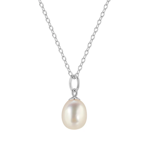 Aurelia Pearl Drop Necklace